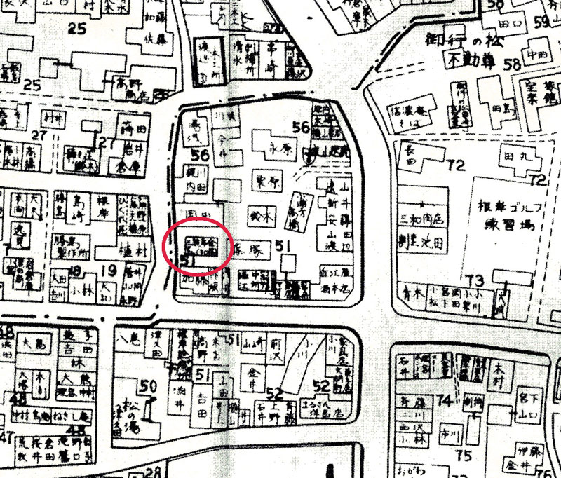 金馬宅地図