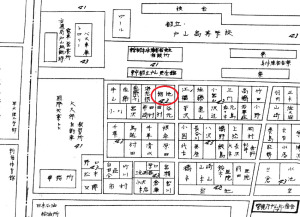 三笑亭可楽居宅地図(1)